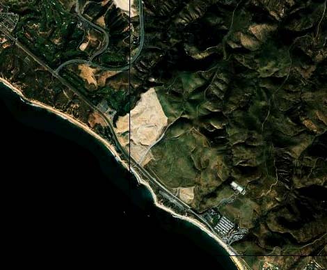 Crystal Cove aerial photo